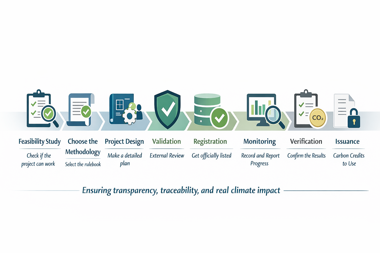 Image showcasing Understanding the Carbon Project Lifecycle: From Idea to Verified Credits