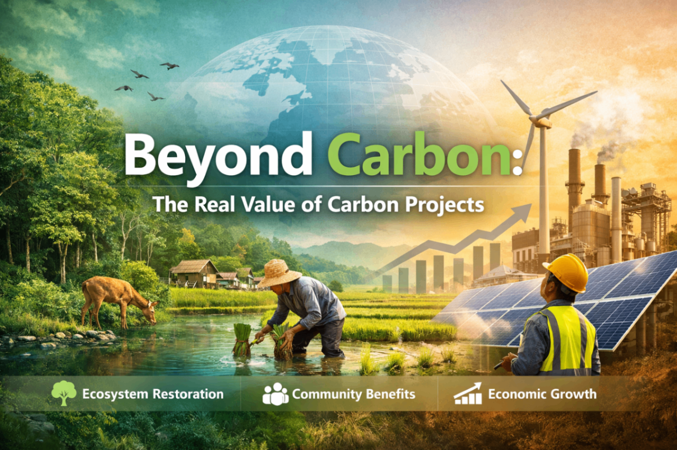 Image showcasing Beyond Carbon: How Carbon Projects Drive Sustainable Development and Why it Matters for Corporates
